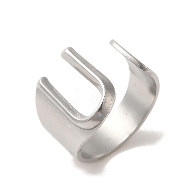 Non-Tarnish 201 Stainless Steel Finger Rings RJEW-H223-04P-U-1