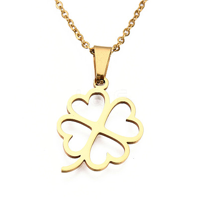 201 Stainless Steel Pendants Necklaces LS-NJEW-S105-JN717-45-2-1