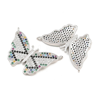 Brass Micro Pave Cubic Zirconia Pendants CU-CBA908F-05P-08-1