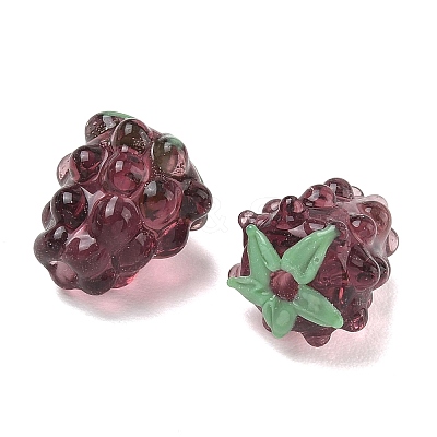 Handmade Lampwork Beads X-LAMP-WH0012-02C-1