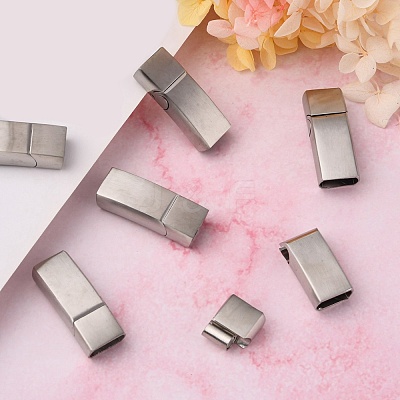 Non-Tarnish 316 Surgical Stainless Steel Bayonet Clasps STAS-G241-20P-1
