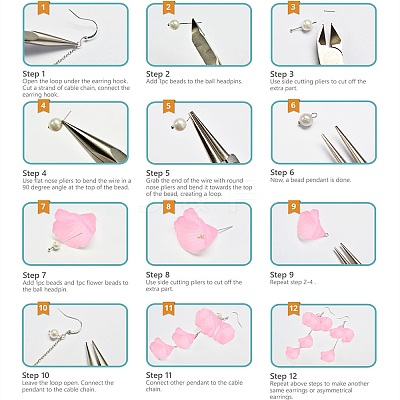 DIY Earring Making DIY-SC0005-16S-1