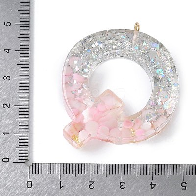Resin Pendants RESI-B029-01P-Q-1