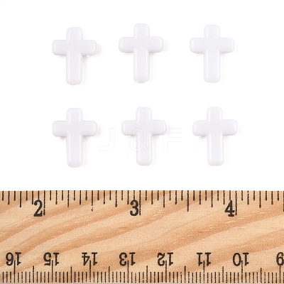 200Pcs Opaque Acrylic Beads SACR-FS0001-39I-1