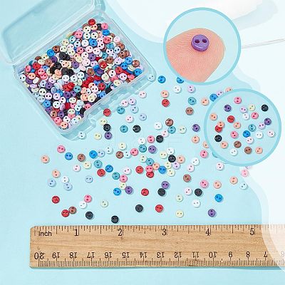 Nylon Tiny Button BUTT-NB0001-15-1