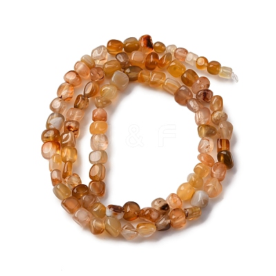 Dyed Natural Carnelian Beads Strands G-F465-22-1