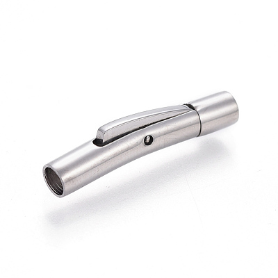 Tarnish Resistant 304 Stainless Steel Bayonet Clasps STAS-E473-01A-P-1