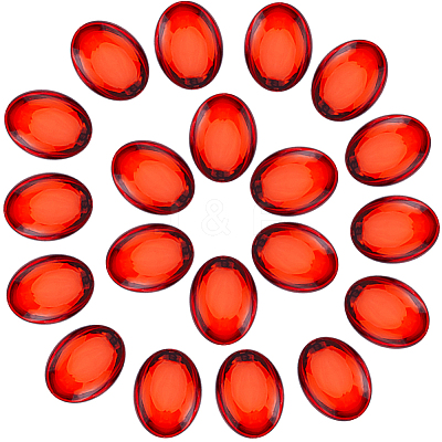 Acrylic Rhinestone Cabochons DIY-GF0009-15-1