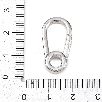 Brass Spring Gate Rings KK-P339-02P-1