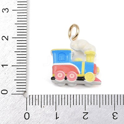 Amusement Park Brass Enamel Pendants KK-CBA7736-01A-1