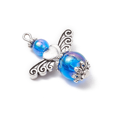 Transparent Acrylic Pendants PALLOY-JF03574-1