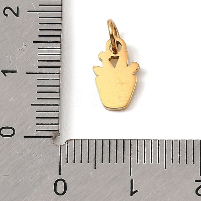 304 Stainless Steel with Enamel Pendants SA-CBAAF93-G04-1