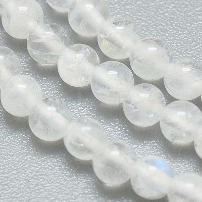 Natural Rainbow Moonstone Beads Strands X-G-A177-04-23-1