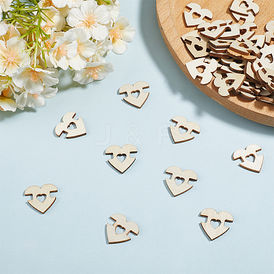 1 Set 1-Hole Wood Buttons BUTT-CY0001-16A-1