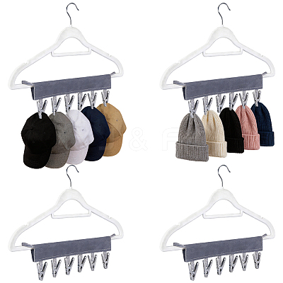 Fabric Hanging Clothes Peg Organizer AJEW-WH0455-394B-1