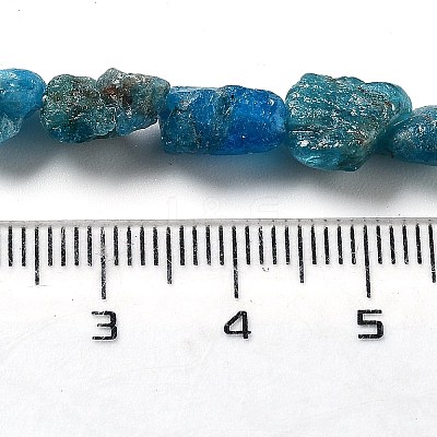 Raw Rough Natural Apatite Beads Strands G-P528-B04-01-1