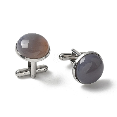 304 Stainless Steel Cuff Buttons G-C185-02P-1