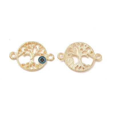 Alloy Connector Charms with Steel Blue Enamel FIND-H039-49KCG-1