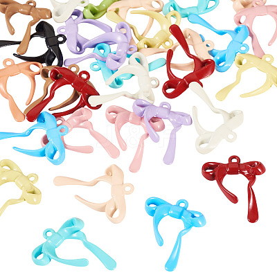 30Pcs Alloy with Spary Painted Pendants FIND-TA0006-81-1