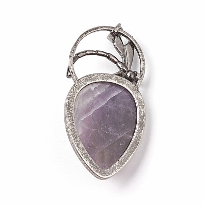 Natural Amethyst Pendants X-G-I220-G06-1