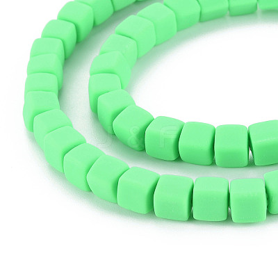 Handmade Polymer Clay Beads Strands X-CLAY-T020-09D-1