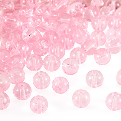 80Pcs Handmade Transparent Lampwork Beads FIND-TAD0001-04B-1