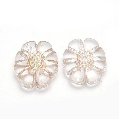 Plating Acrylic Beads PACR-S219-05-1