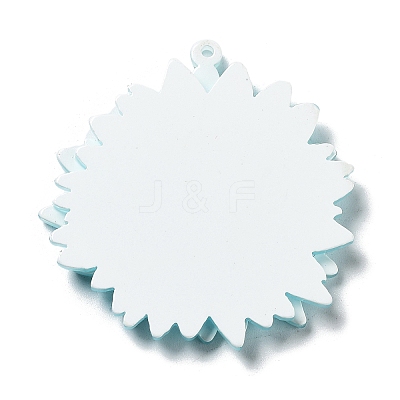 Printed Transparent Acrylic Pendants SACR-P029-B03-1