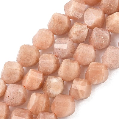 Natural Sunstone Beads Strands G-C267-B07-1