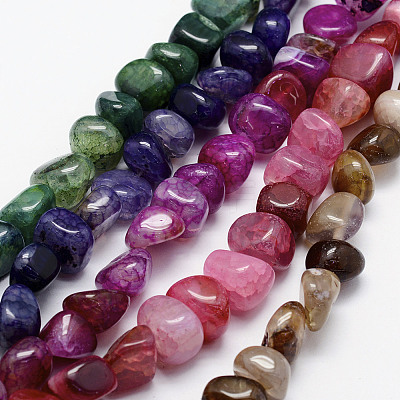 Natural Agate Beads Strands G-F518-03-1