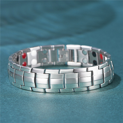 Stainless Steel Panther Chain Watch Band Bracelets JB672A-1