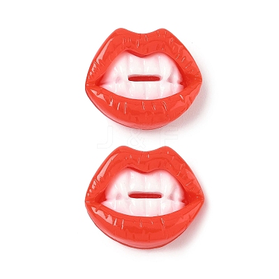 Funny Opaque Resin Cabochons CRES-D312-01B-1