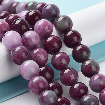Dyed Natural Malaysia Jade Beads Strands LS-G-G021-01C-08-1