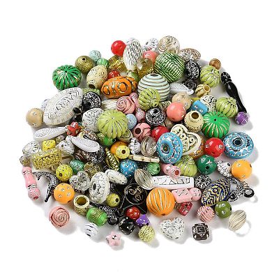 Opaque Acrylic Beads X1-MACR-L005-04A-1