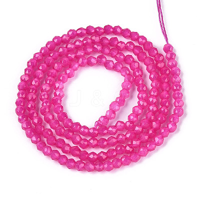 Imitation Jade Glass Beads Strands GLAA-T028-2mm-11I-1