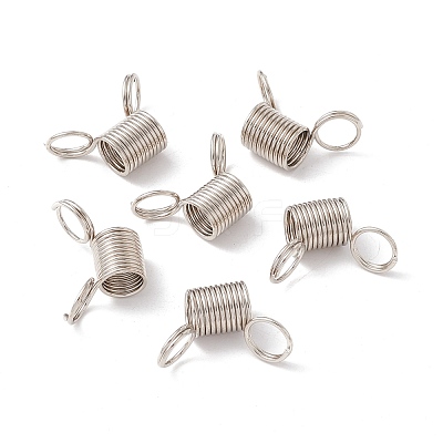 Non-Tarnish 201 Stainless Steel Mini Spring Bead Clamps for Beading Jewelry Making TOOL-G018-01P-1