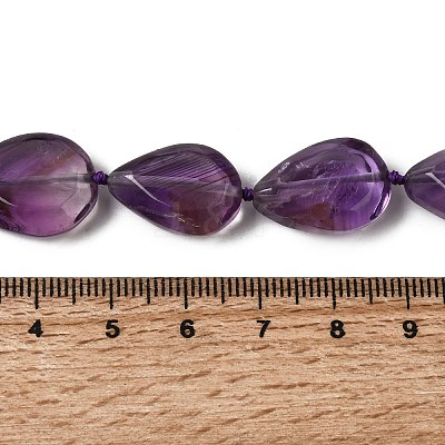 Natural Amethyst Beads Strands G-D365-F03-1
