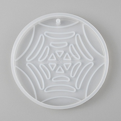 Halloween DIY Spider Web Pendant Silicone Molds LS-DIY-P006-36-1