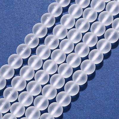 Quartz Crystal Beads Strands X-G497-8mm-1
