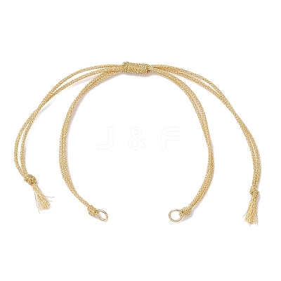 Polyester Cord Braided Bracelet Making AJEW-JB01376-1