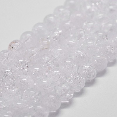 Natural Crackle Quartz Beads Strands G-D840-01-4MM-1