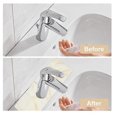 Rubber & Diatom Ooze Faucet Sink Mat AJEW-WH0314-383-1