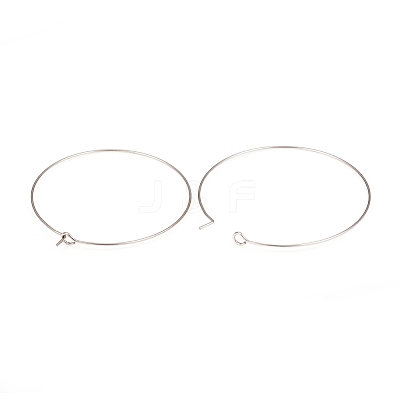 316L Surgical Stainless Steel Hoop Earring Findings STAS-G229-07P-05A-1