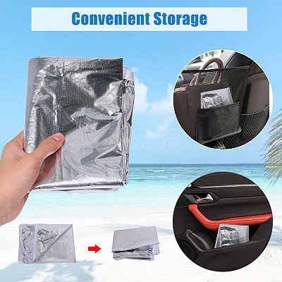 Aluminum Foil Chair Cover AJEW-WH0270-389-1
