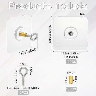 PVC Hook Hangers AJEW-WH0596-102-1