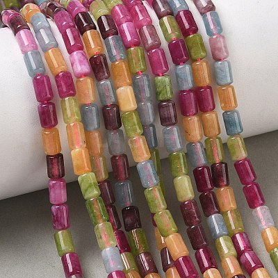 Dyed Natural White Jade Beads Strands GG-CBAADBA-A01-1