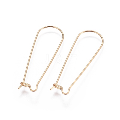 304 Stainless Steel Hoop Earring Finding STAS-E464-05G-1