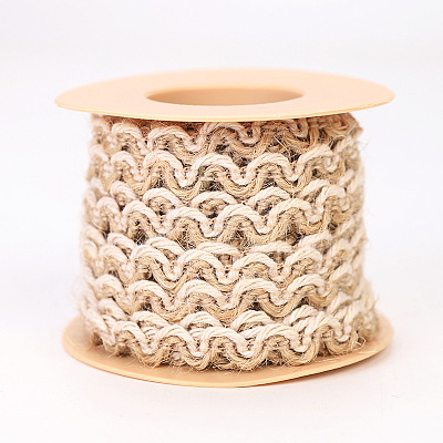 Natural Hollow-Out Burlap Lace Ribbon FABR-PW0001-245A-1