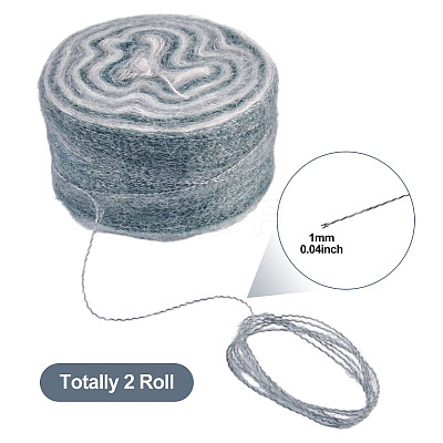 Segment Dyed Knitting Yarn DIY-TAC0033-03A-1