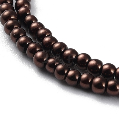 Glass Pearl Beads Strands HY-3D-B40-1